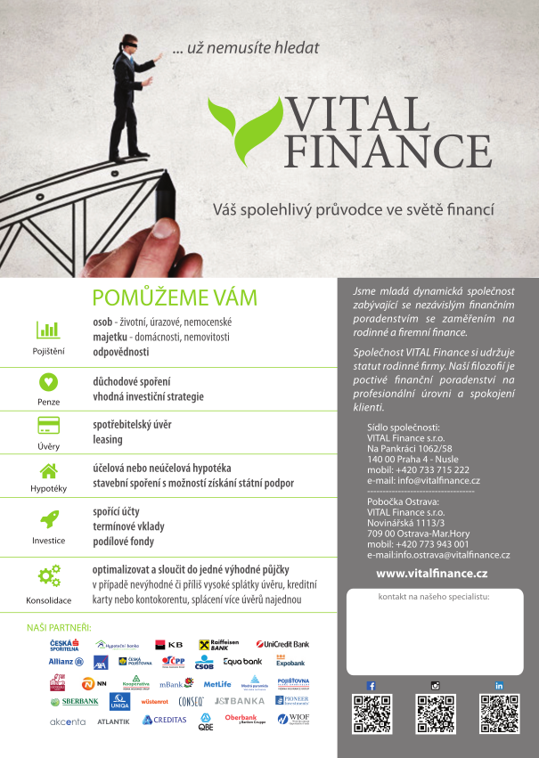 VITAL Finance - váš spolehlivý průvodce ve světě financí